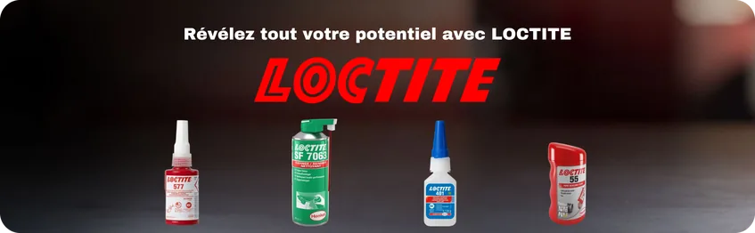 Loctite : colles, freins-filets et produits d'étanchéité. Voir les produits Loctite