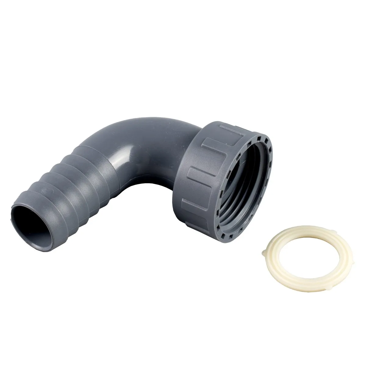 TÉTINE COUDÉ À 90° F ÉCROU LIBRE JOINT EPDM 2" X 50