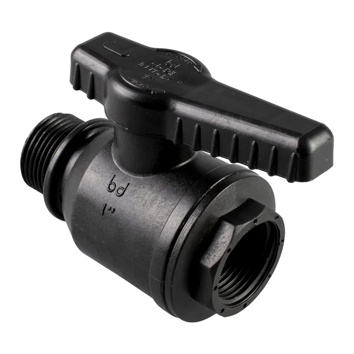 VANNE À BILLE M/F EN PP JOINT TORIQUE EN EPDM 3/4"