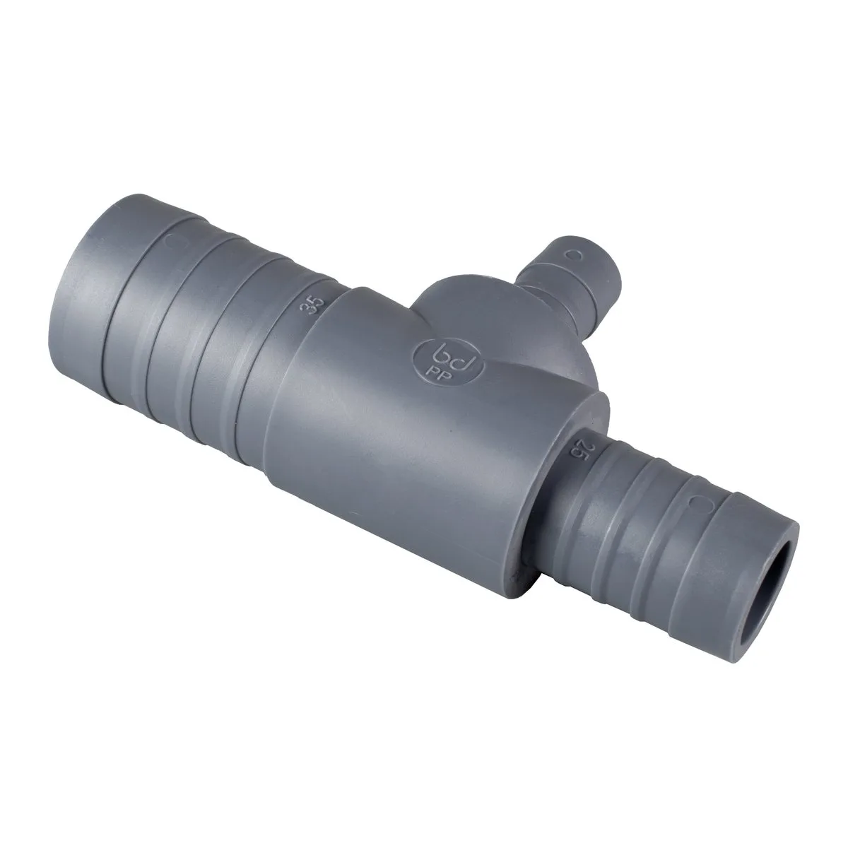 HOSE TAIL REDUCING T PP 35 X 25 X 25