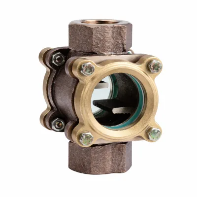 CONTRÔLEUR DE CIRCULATION À DOUBLE GLACE BRONZE 1/2"