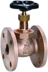 GLOBE VALVE FLANGED BRONZE DN50 FIXED DISC PN16