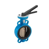 BUTTERFLY VALVE CENTRING LUGS ALUMINIUM BRONZE WITH LEVER TYPE APPROVAL LLOYD'S DN65 NBR PN16