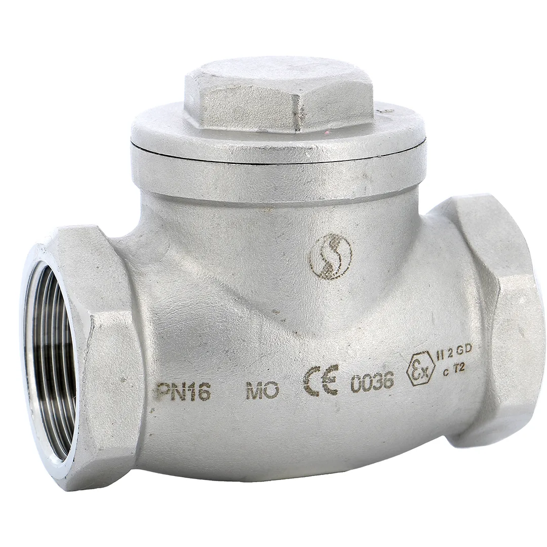 CHECK VALVE SWING STAINLESS STEEL F/F DN50 PN16
