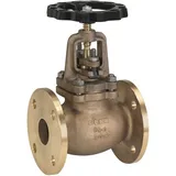 GLOBE VALVE FLANGED BRONZE DN32 FIXED DISC PN16