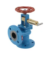FIRE VALVE RIGHT ANGLE VALVE FLANGED CAST IRON DN40 TIRAGE MECHANICAL PN16