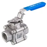 ROBINET À BOISSEAU SPHÉRIQUE INOX F/F NPT DN20