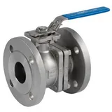 BALL VALVE SHORT FLANGED STAINLESS STEEL DN50 PN40 — picture 2
