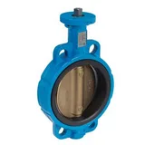 BUTTERFLY VALVE CENTRING LUGS ALUMINIUM BRONZE BARE SHAFT DN150 NBR PN16