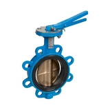 BUTTERFLY VALVE CENTRING LUGS MONOFLANGE ALUMINIUM BRONZE LEVER DN150 NBR PN16