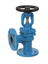 ROBINET À SOUPAPE À SOUFFLET FONTE DUCTILE ANGLE BRIDE DN40 PN16
