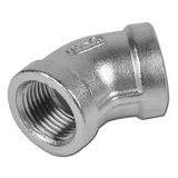 45° ELBOW STAINLESS STEEL 316 F/F DN100 - 4"