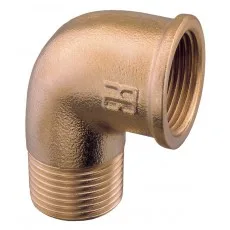 ELBOW A 90° M/F BRASS DN20 - 3/4" PN40
