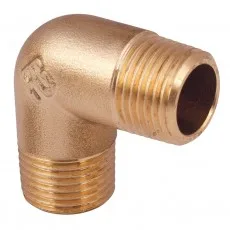 ELBOW A 90° M/M BRASS DN15 - 1/2" PN40