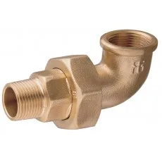 ELBOW UNION 90° M/F BRASS DN25 - 1" PN40