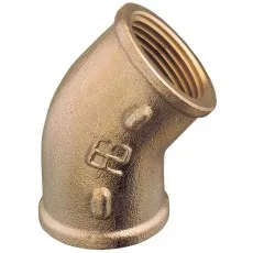 COUDE A 45° F/F LAITON DN25 - 1" PN40