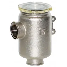 FILTER WATER SERIES TIRRENO WITH COVER GRILAMID TR CLEAR NICKEL-PLATED BRASS DN20 - 3/4" PN6