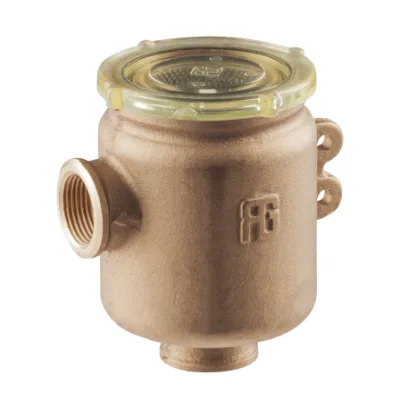 Filtre à eau série "Tirreno" avec couvercle grilamid tr transparent bronze