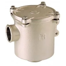FILTRE À EAU EN BRONZE NICKELÉ SÉRIE "IONIO" COUVERCLE EN ACIER DN20 - 3/4" PN6