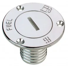 BOUCHON DE REMPLISSAGE "FUEL" CANNELÉ DN40 - 1"1/2 X 38 PN40