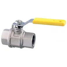 BALL VALVE FULL BORE SERIES "2000" F/F BRASS WITH HANDLE STAINLESS STEEL DN32 - 1"1/4 PN40