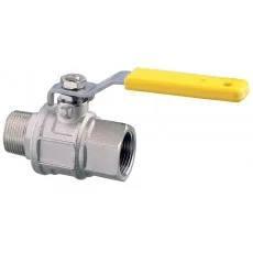 BALL VALVE FULL BORE SERIES "2000" M/F BRASS WITH HANDLE STAINLESS STEEL DN10 - 3/8" PN63
