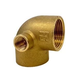 ELBOW 90 F/F BRASS PRISE MANO F DN25 - 1" - 1/4"