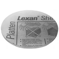 DISQUE POLYCARBONATE TRANSPARENT POUR FILTRE Ø114 X H5 - 3/4" - 1"