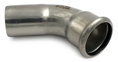 Elbow 60 M/F stainless steel
