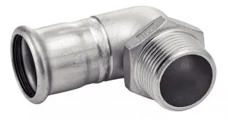 COURBE 90 M/F INOX Ø18 - 1/2" PN16