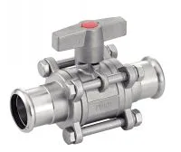 VANNE À SPHÈRE INOX Ø108 PN16