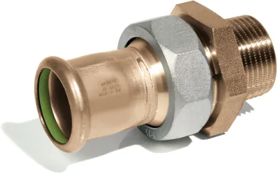 Raccord union M cupronickel