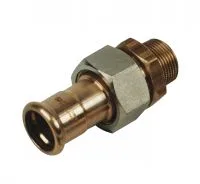 RACCORD UNION M CUPRONICKEL Ø42 - 1"1/2 PN16