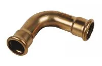ELBOW 1D 90 F/F COPPER-NICKEL Ø15 PN16
