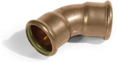 Coude 45 F/F cupronickel