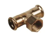 TEE THREADED F COPPER-NICKEL Ø88-2-88 PN16