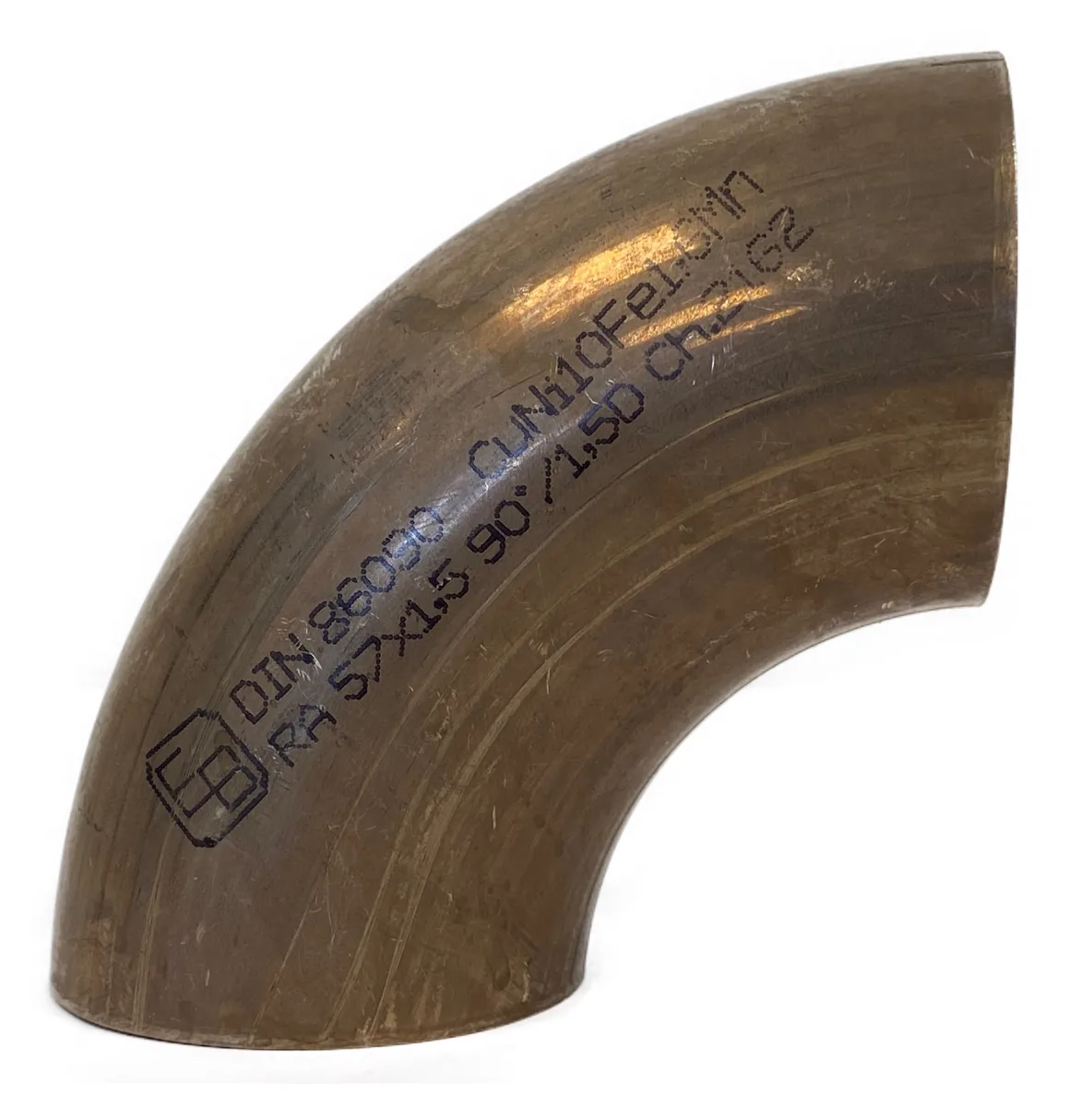 COUDE 90 CUPRONICKEL À SOUDER Ø219X4 PN10