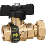 VANNE À SPHÈRE BALLSTOP DN20 - 3/4" PN16 FEMELLE/FEMELLE