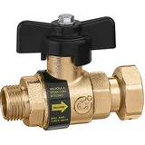 BALL VALVE BALLSTOP DN20 - 3/4" PN16 MALE/FEMALE