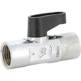 VANNE À SPHÈRE MINI LAITON DN8 - 1/4" PN16 FEMELLE/FEMELLE