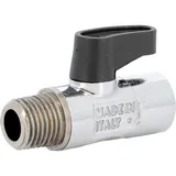 BALL VALVE MINI BRASS DN8 - 1/4" PN16 MALE/FEMALE