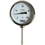 Thermomètre bi métallique vertical 100MM