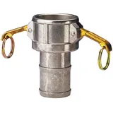 CAMLOCK COUPLING ALUMINIUM SEAL NBR COUPLER BARBED C DN65 - 2"1/2 PN16 BARBED