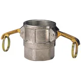 RACCORD CAME ALUMINIUM JOINT NBR COUPLEUR D DN100 - 4" PN16 FEMELLE