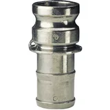 RACCORD CAME ALUMINIUM ADAPTATEUR CANNELÉ DN80 - 3" PN16 FEMELLE