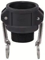 RACCORD CAME POLYPROPYLÈNE COUPLEUR M DN20 - 3/4" PN6 MÂLE
