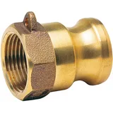 RACCORD CAME LAITON ADAPTATEUR F DN20 - 3/4" PN16 FEMELLE