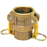 RACCORD CAME LAITON JOINT NBR COUPLEUR F DN100 - 4" PN16 FEMELLE