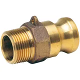 CAMLOCK COUPLING BRASS ADAPTER DN65 - 2"1/2 PN16 MALE