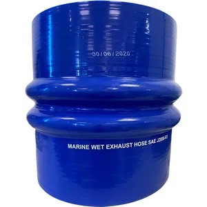 SILICONE HOSE MARINE A 2 CORRUGATIONS